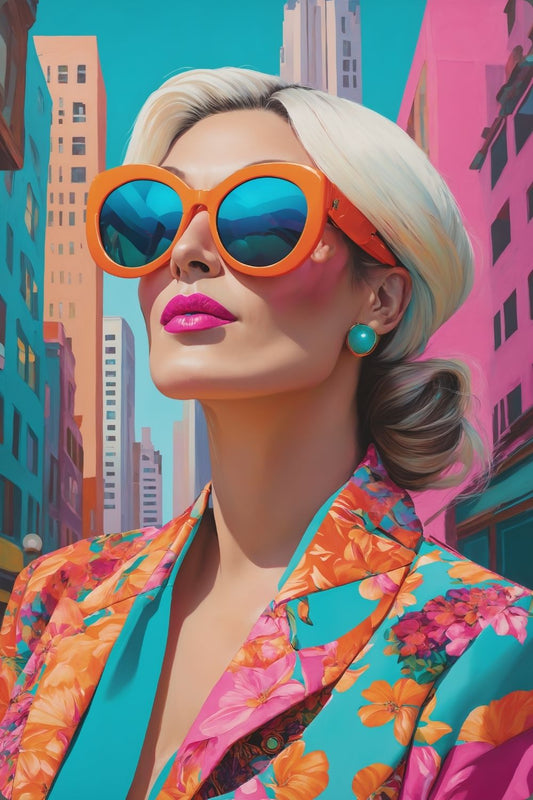 Urbane Energie für Ihr Zuhause: „City Glow“ besticht durch leuchtende Farben & modernes Design. Entdecken Sie exklusive Pop-Art Kunst bei Gudekind. Acryl