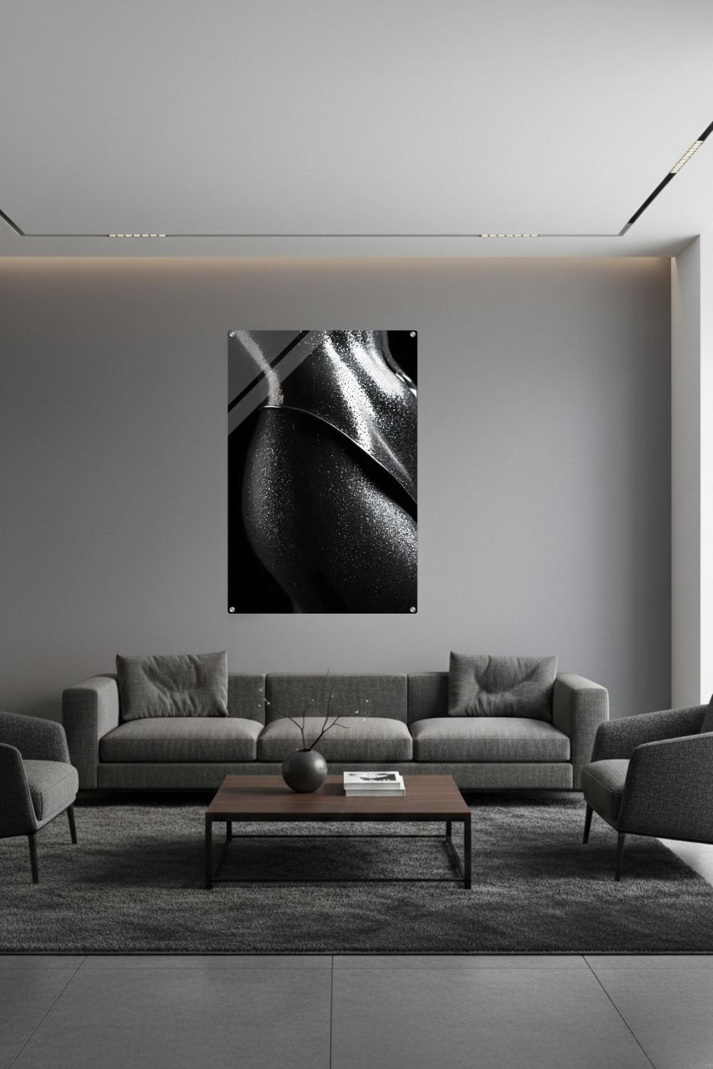 Luxus pur: „Midnight Stardust“ besticht durch funkelnde Partikel & elegante Formen auf tiefem Schwarz. Jetzt exklusive Kunst bei Gudekind entdecken. Acryl