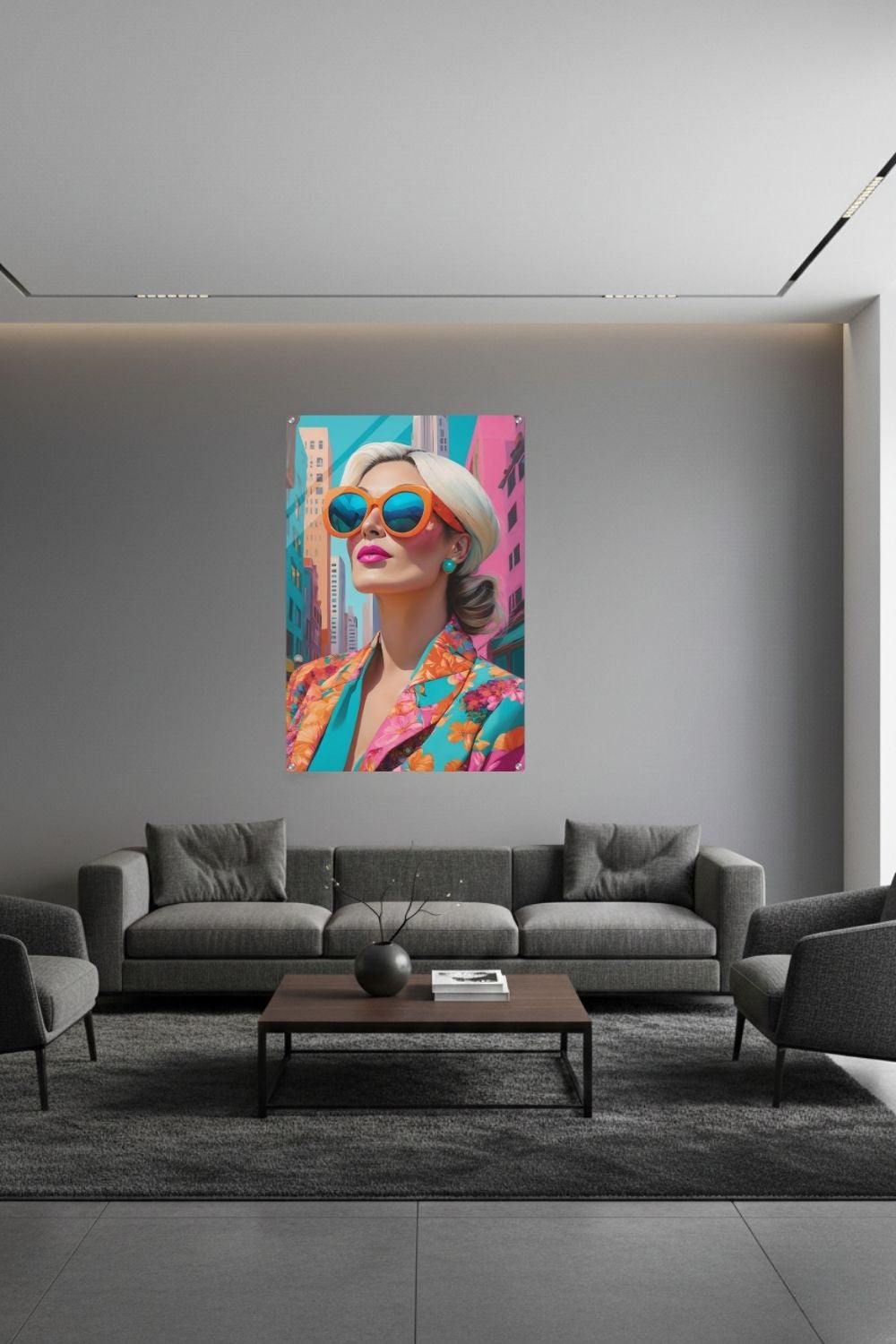 Urbane Energie für Ihr Zuhause: „City Glow“ besticht durch leuchtende Farben & modernes Design. Entdecken Sie exklusive Pop-Art Kunst bei Gudekind. Acryl