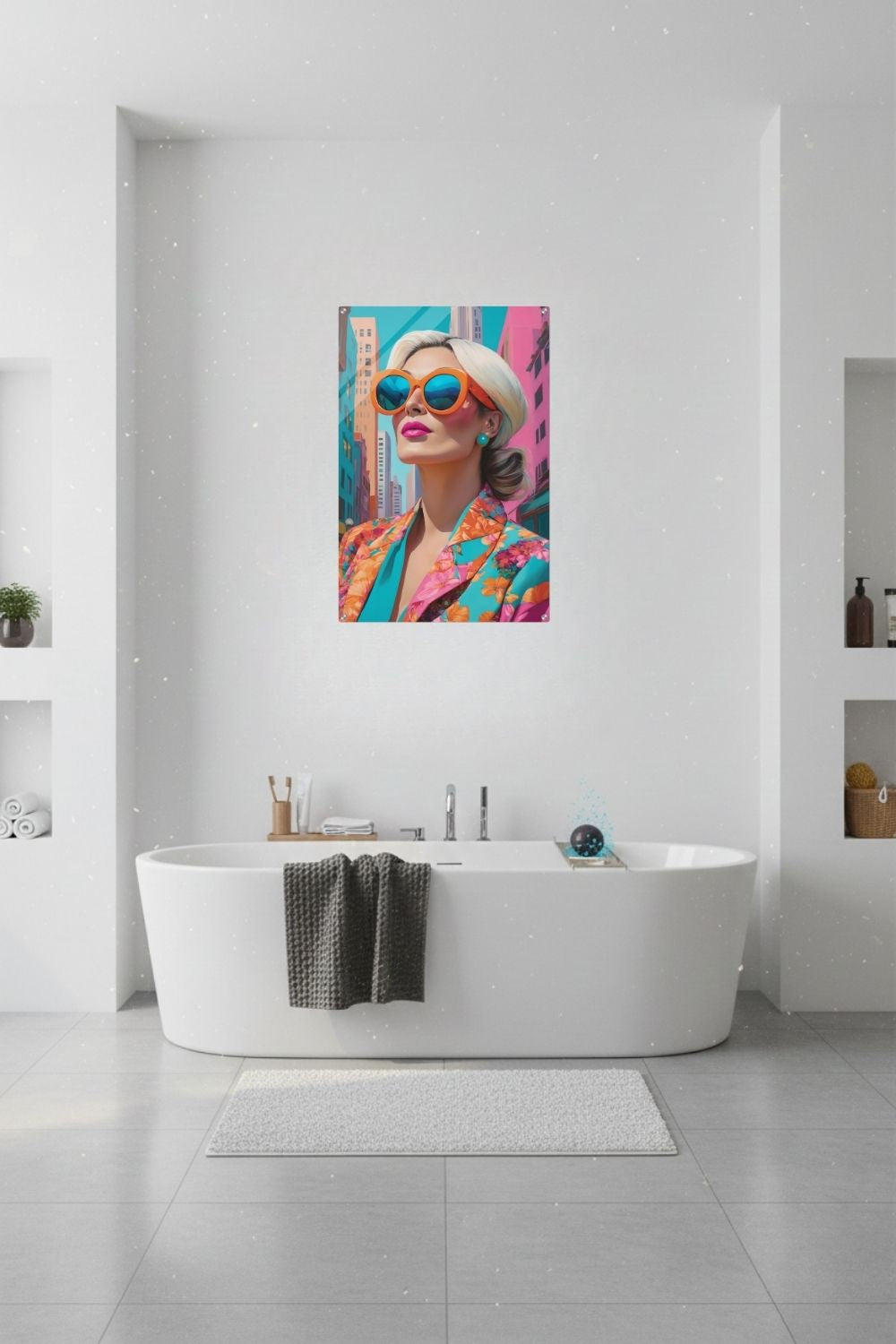 Urbane Energie für Ihr Zuhause: „City Glow“ besticht durch leuchtende Farben & modernes Design. Entdecken Sie exklusive Pop-Art Kunst bei Gudekind. Acryl