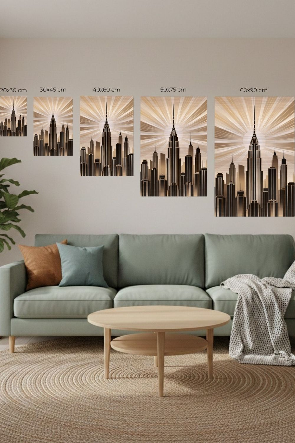 Zeitlose Eleganz: „Empire Radiance“ bringt den Glamour der 20er Jahre als modernes Skyline-Wandbild in Ihr Zuhause. Jetzt exklusiv bei Gudekind bestellen. Brushed