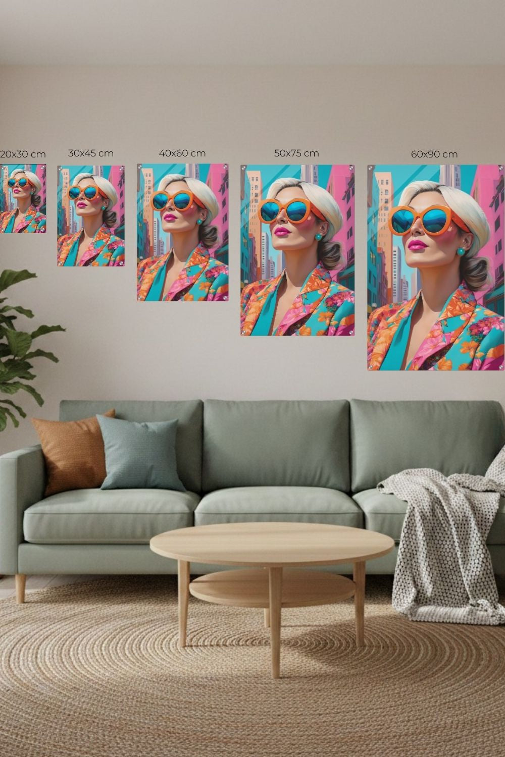 Urbane Energie für Ihr Zuhause: „City Glow“ besticht durch leuchtende Farben & modernes Design. Entdecken Sie exklusive Pop-Art Kunst bei Gudekind. Acryl